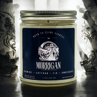 Morrigan - Dark Goddess Witchy Candle – Handmade with Reiki Energy