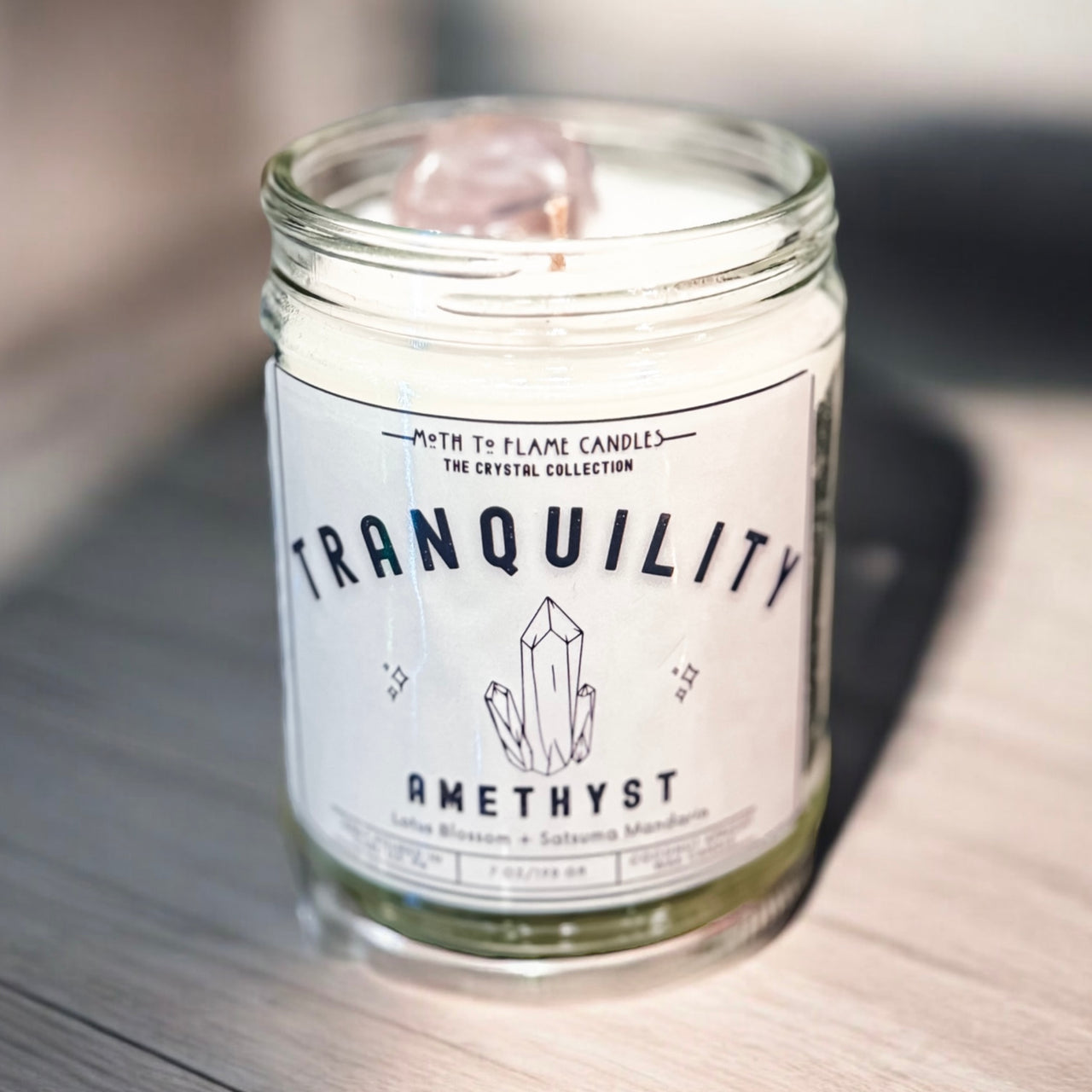 Tranquility Crystal Intention Candle