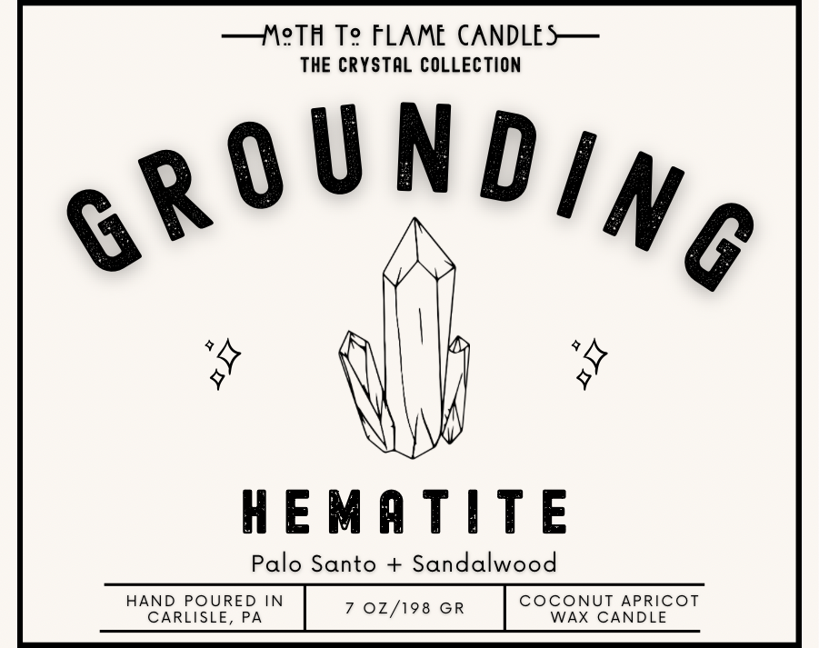 Grounding - Hematite Crystal Infused