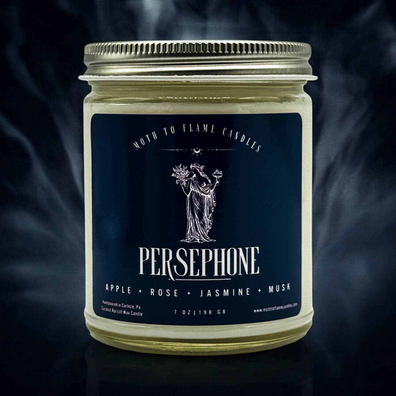 Persephone Candle – Dark Goddess Collection (7 oz Ritual Candle)