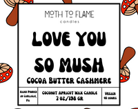 Thumbnail for Cocoa Butter Musk candle with mushroom charm