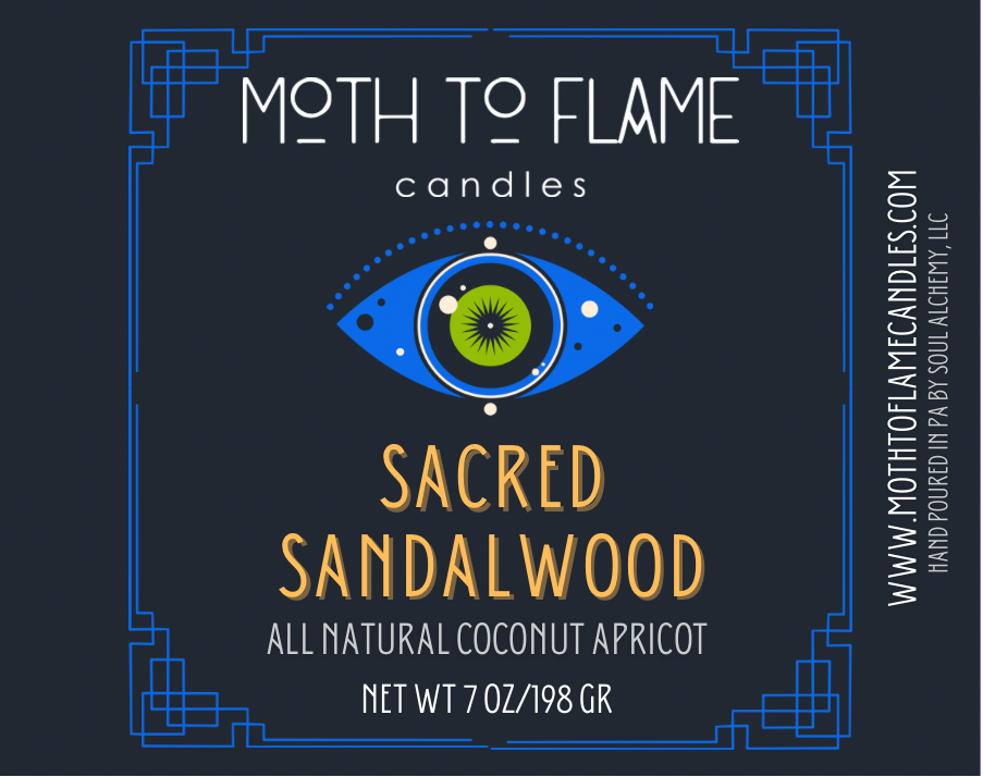 Sacred Sandalwood - Moth to Flame Candles